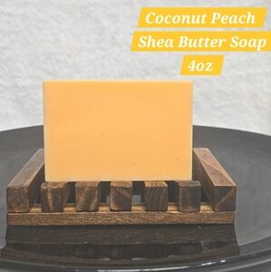 Tropical Coconut Peach Shea Butter Soap 4oz Bar
